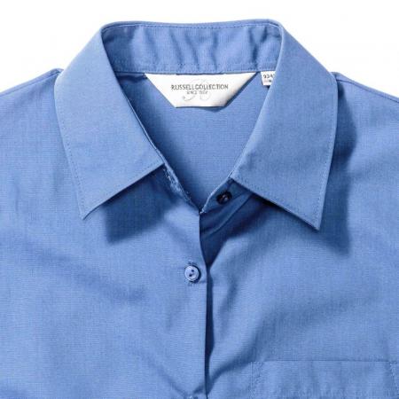 Popeline Bluse Langarm