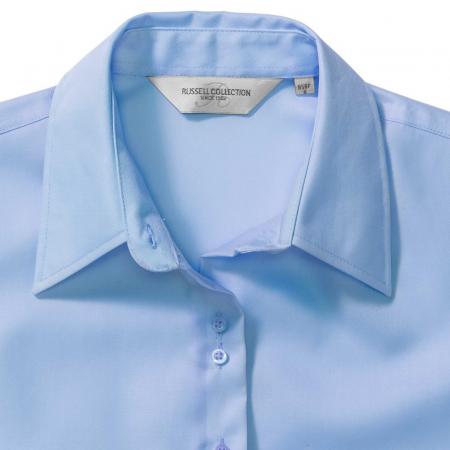 Taillierte bügelfreie Bluse Langarm