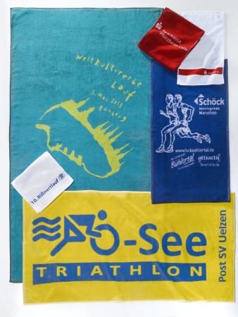 Sonderproduktion Frottee mit Einwebung